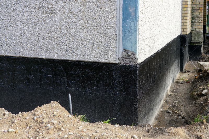 Waterproofed Foundation
